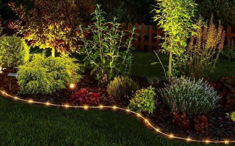Декоративное освещение клумб и ландшафтных зон