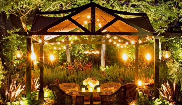 Декоративное освещение клумб и ландшафтных зон